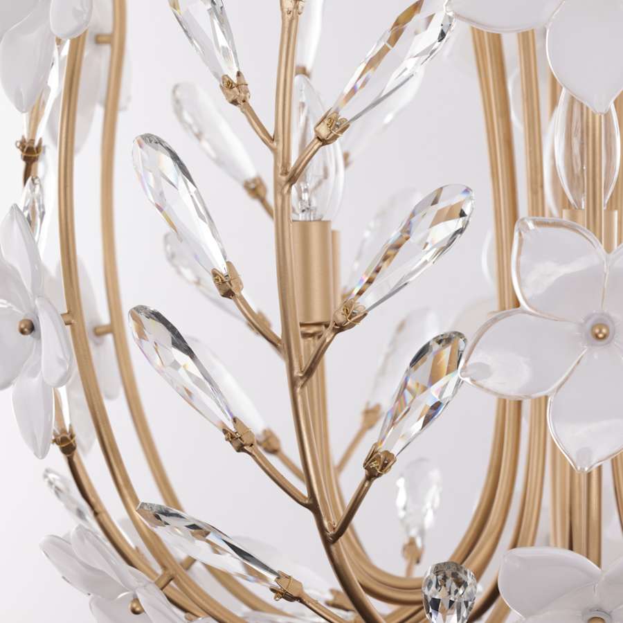 Varaluz Petal Court 9 Light 26" Wide Taper Candle Style Chandelier