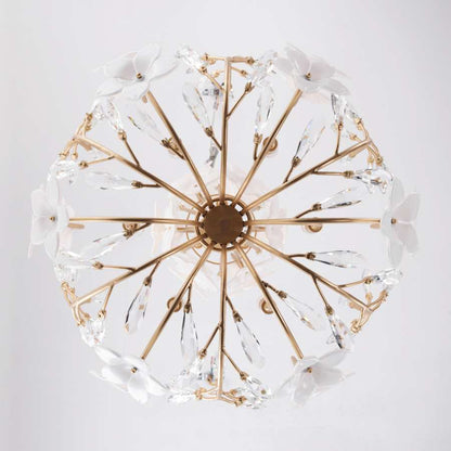Varaluz Petal Court 9 Light 36" Wide Taper Candle Style Chandelier
