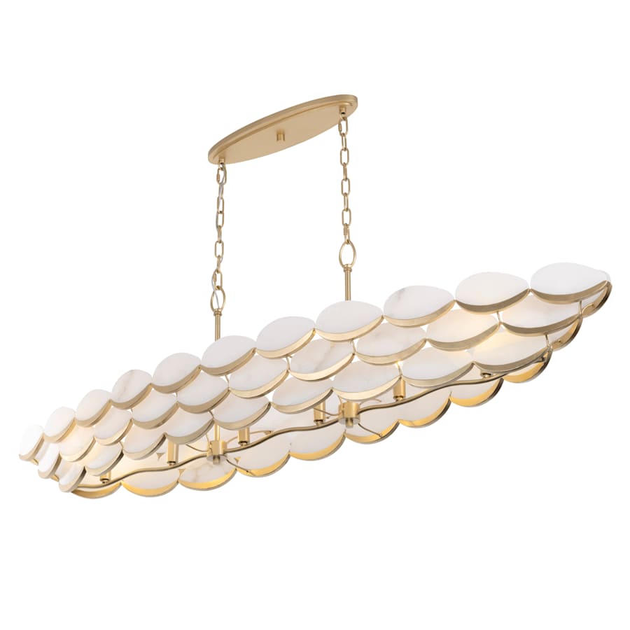 Varaluz High Tide 6 Light 63" Wide Linear Chandelier