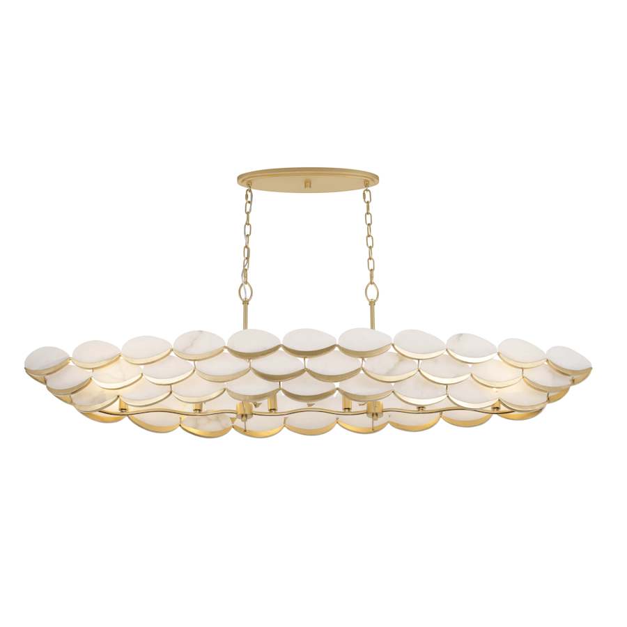 Varaluz High Tide 6 Light 63" Wide Linear Chandelier