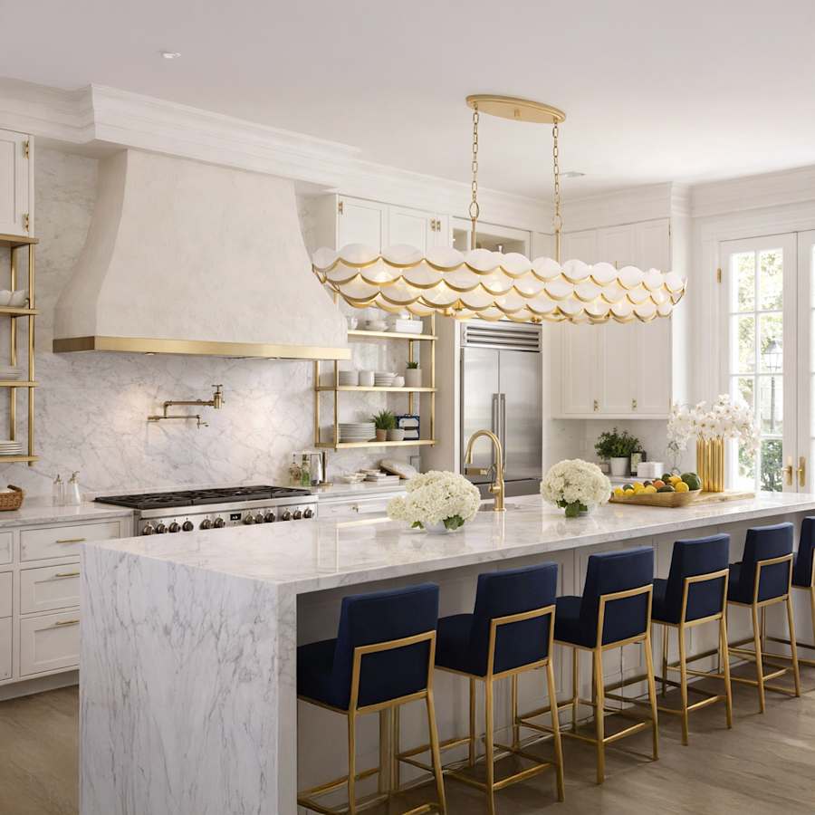 Varaluz High Tide 6 Light 63" Wide Linear Chandelier