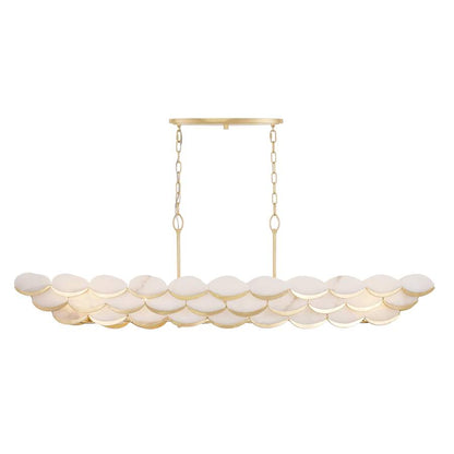 Varaluz High Tide 6 Light 63" Wide Linear Chandelier