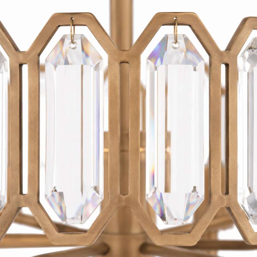 Varaluz Drama Club 16 Light 33" Wide Crystal Waterfall Chandelier