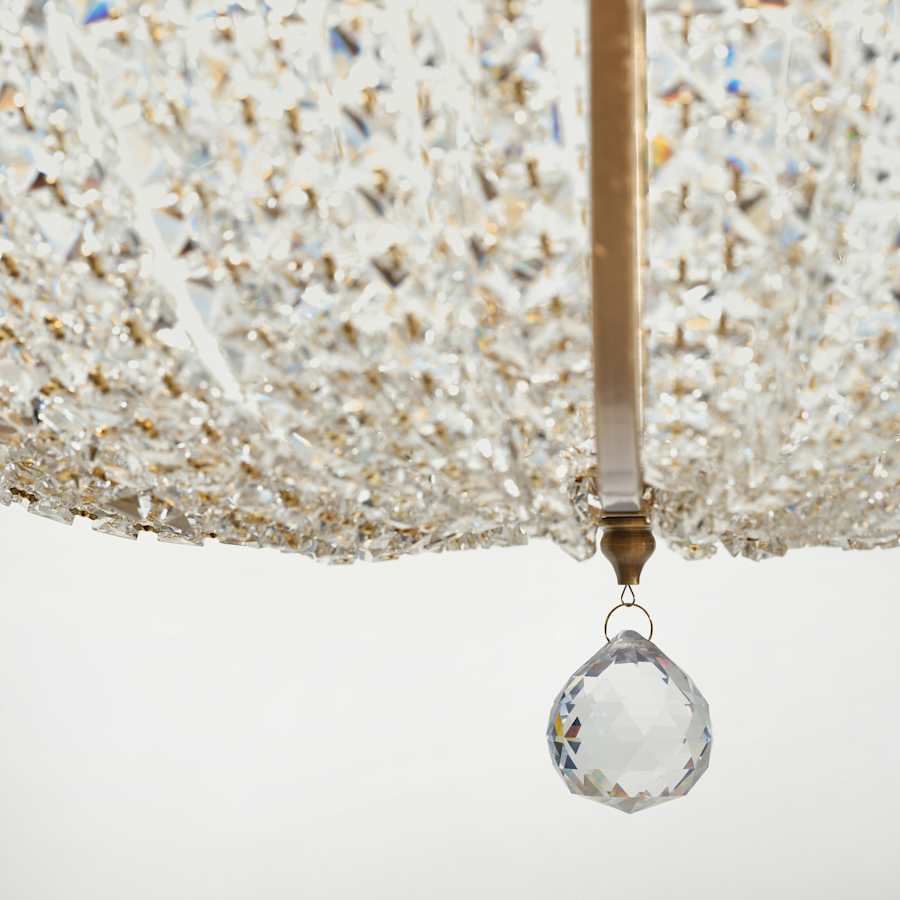 Varaluz Crystal Baller 12 Light 30" Wide Crystal Empire Chandelier