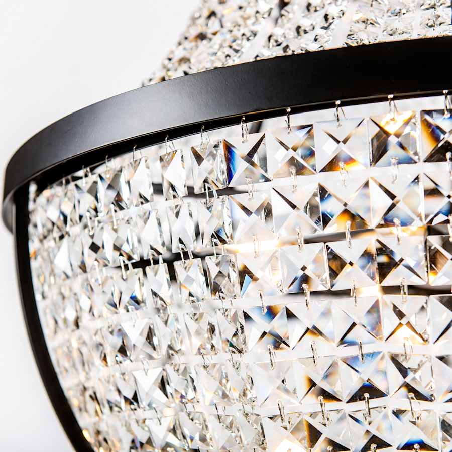 Varaluz Crystal Baller 12 Light 30" Wide Crystal Empire Chandelier