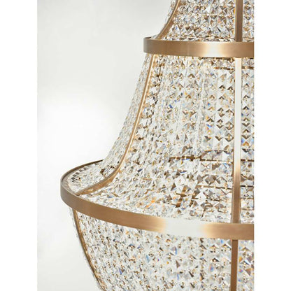 Varaluz Crystal Baller 12 Light 30" Wide Crystal Empire Chandelier