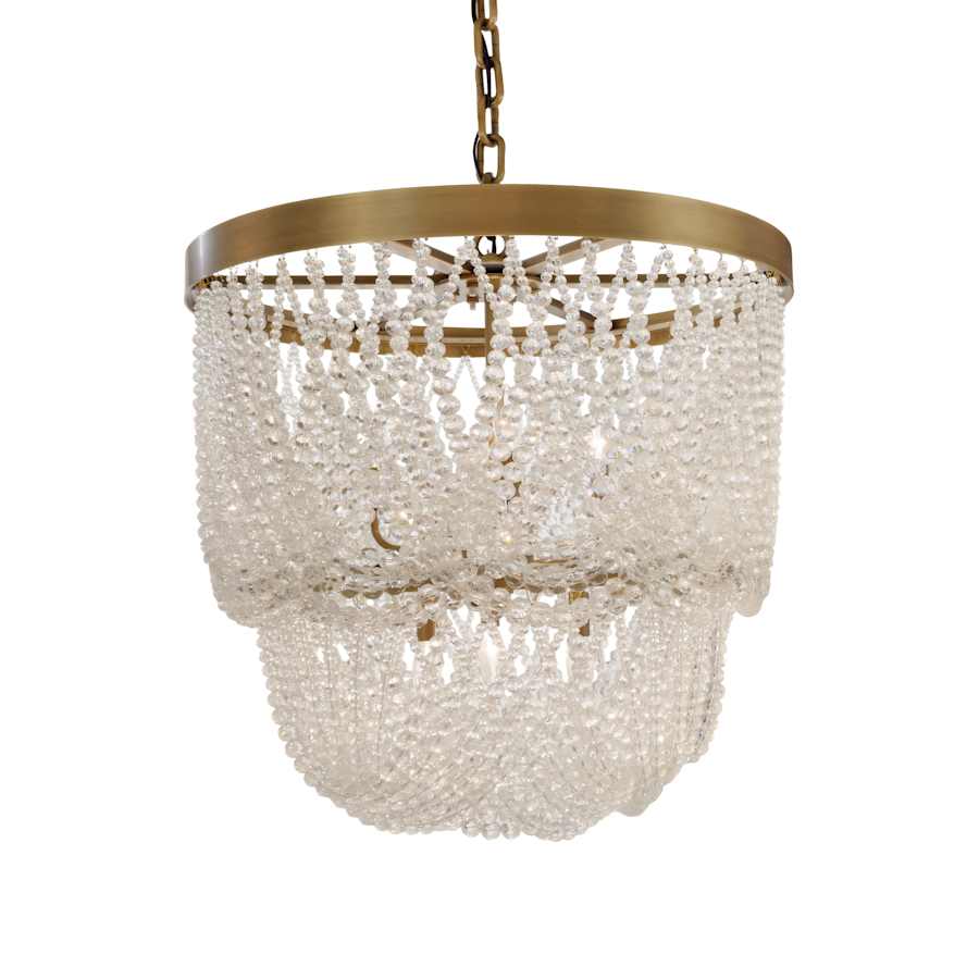 Varaluz Solaire 6 Light 25" Wide Crystal Pendant