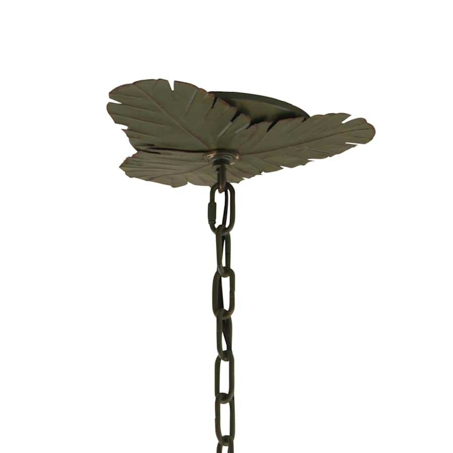 Varaluz Banana Leaf 9 Light 37" Wide Abstract Candle Style Chandelier
