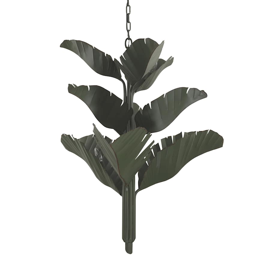 Varaluz Banana Leaf 9 Light 37" Wide Abstract Candle Style Chandelier
