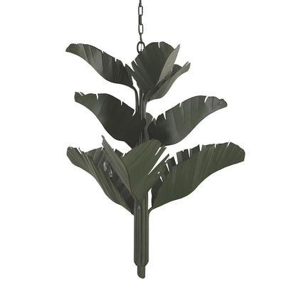 Varaluz Banana Leaf 9 Light 37" Wide Abstract Candle Style Chandelier