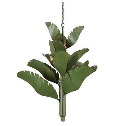 Varaluz Banana Leaf 12 Light 44" Wide Abstract Candle Style Chandelier