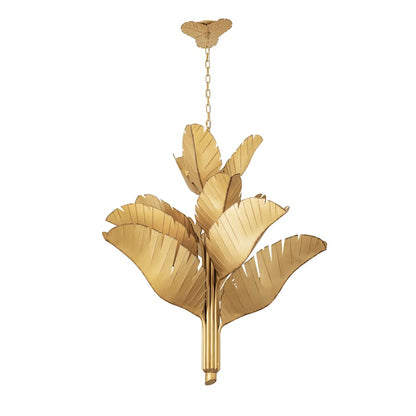 Varaluz Banana Leaf 12 Light 44" Wide Abstract Candle Style Chandelier