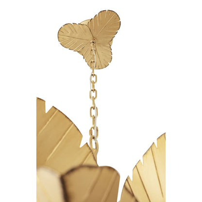 Varaluz Banana Leaf 12 Light 44" Wide Abstract Candle Style Chandelier