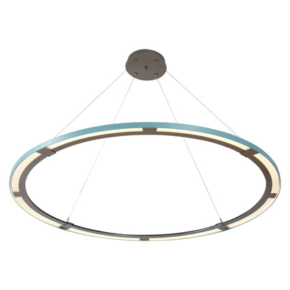 Vermont Modern Ringo 61-13/16" Wide Integrated LED Ring Chandelier with Adjustable Cables