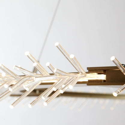 Vermont Modern Anemone 36-7/8" Wide Integrated LED Ring Chandelier with Acrylic LED Accents
