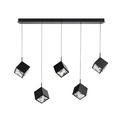 WAC Lighting Ice Cube 5 Light 44" Wide LED Multi Light Pendant