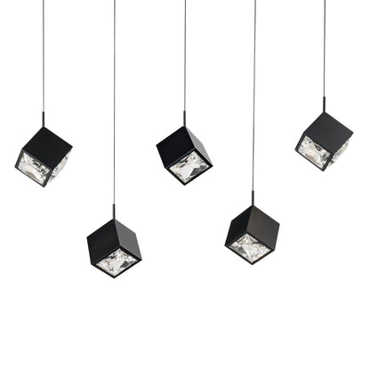 WAC Lighting Ice Cube 5 Light 44" Wide LED Multi Light Pendant