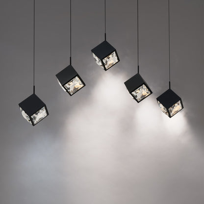 WAC Lighting Ice Cube 5 Light 44" Wide LED Multi Light Pendant