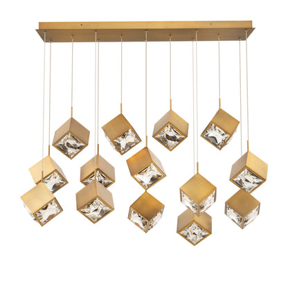 WAC Lighting Ice Cube 14 Light 44" Wide LED Multi Light Pendant