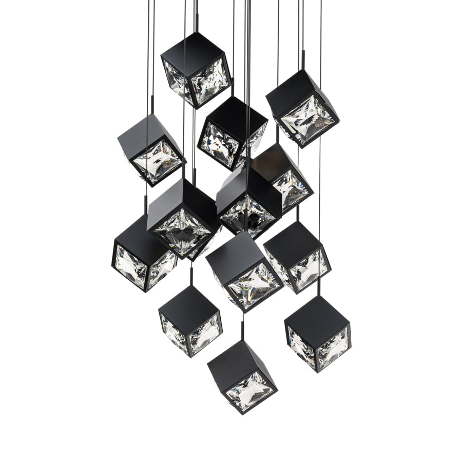 WAC Lighting Ice Cube 15 Light 25" Wide LED Multi Light Pendant