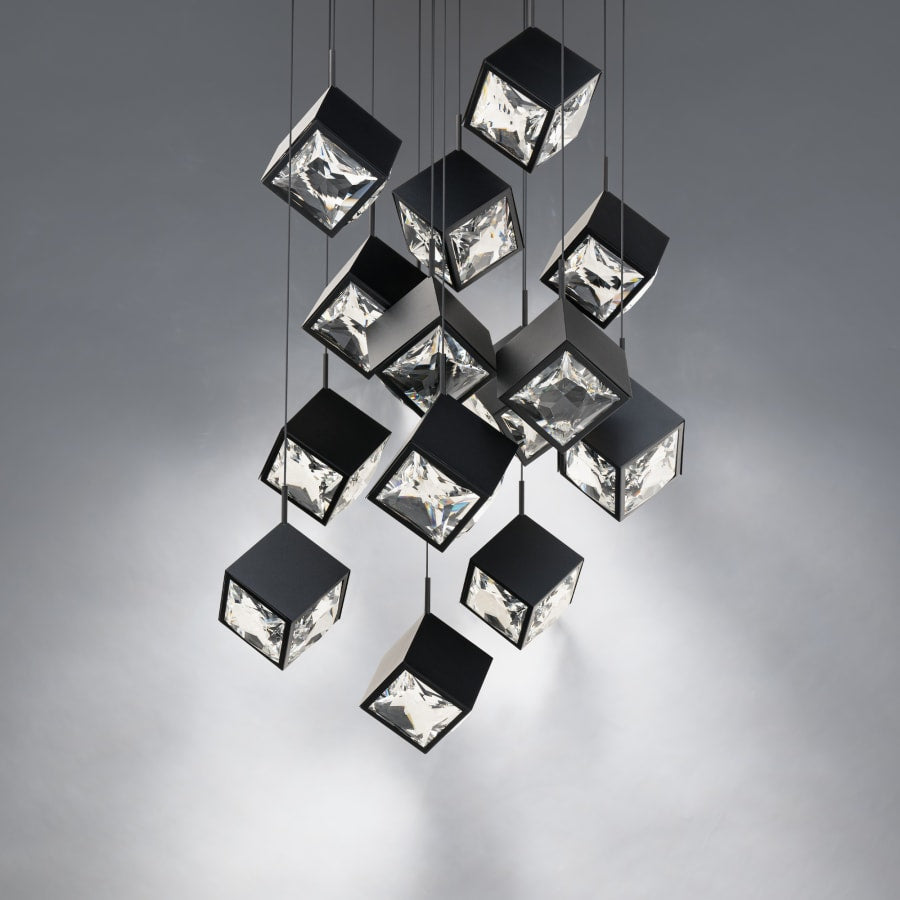 WAC Lighting Ice Cube 15 Light 25" Wide LED Multi Light Pendant