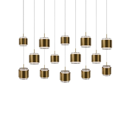WAC Lighting Banded 42" Wide LED Multi Light Pendant