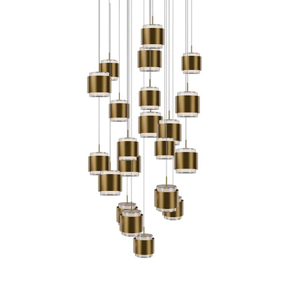 WAC Lighting Banded 26" Wide LED Multi Light Pendant