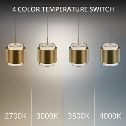 WAC Lighting Banded 26" Wide LED Multi Light Pendant