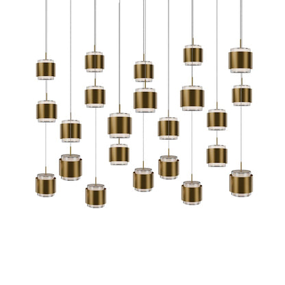 WAC Lighting Banded 42" Wide LED Multi Light Pendant