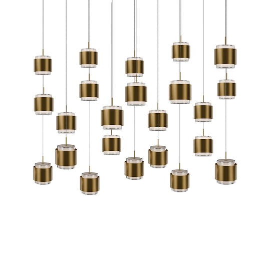 WAC Lighting Banded 42" Wide LED Multi Light Pendant