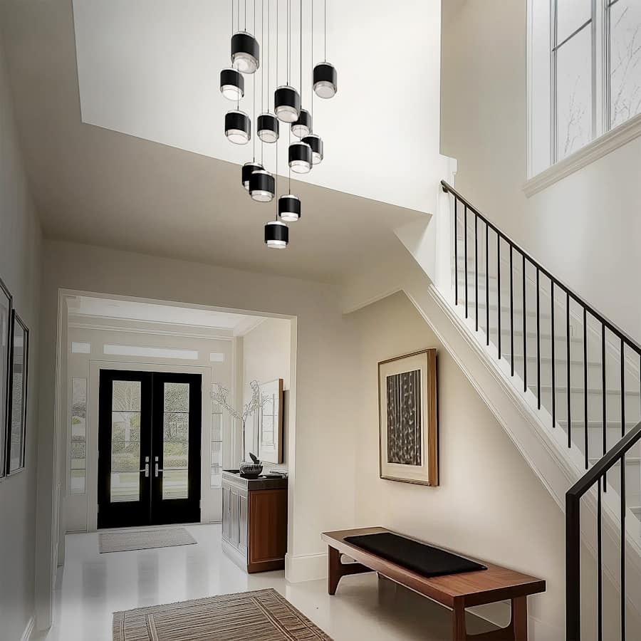 WAC Lighting Banded 28" Wide LED Multi Light Pendant
