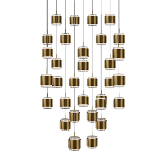 WAC Lighting Banded 36" Wide LED Multi Light Pendant