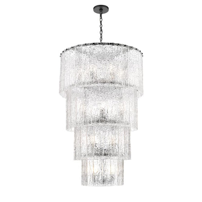 Z-Lite Glacier 18 Light 31" Wide Waterfall Chandelier