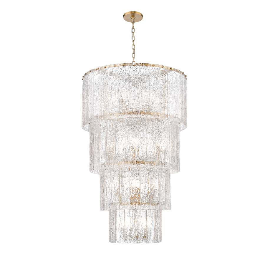 Z-Lite Glacier 18 Light 31" Wide Waterfall Chandelier