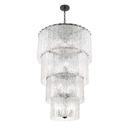 Z-Lite Glacier 18 Light 31" Wide Waterfall Chandelier