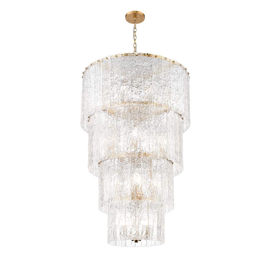 Z-Lite Glacier 18 Light 31" Wide Waterfall Chandelier