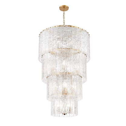 Z-Lite Glacier 18 Light 31" Wide Waterfall Chandelier