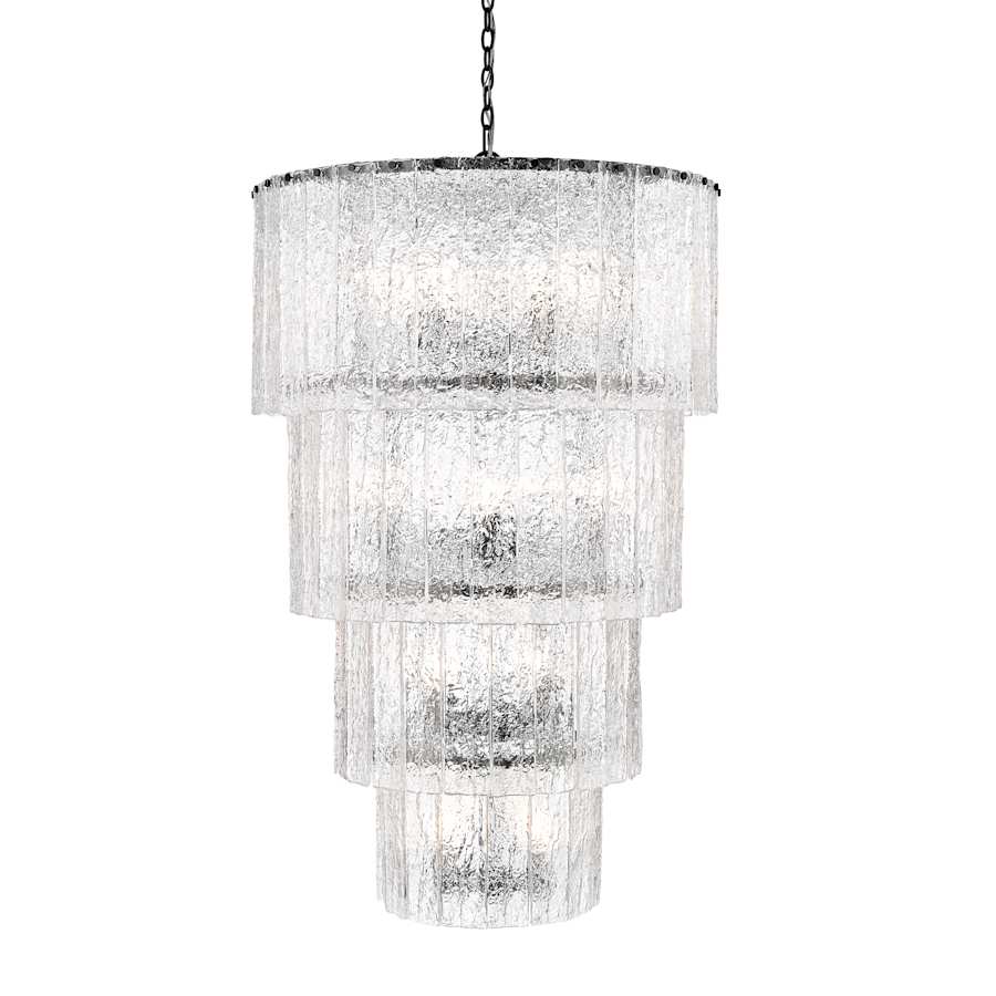Z-Lite Glacier 18 Light 31" Wide Waterfall Chandelier