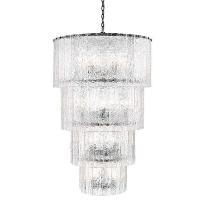 Z-Lite Glacier 18 Light 31" Wide Waterfall Chandelier