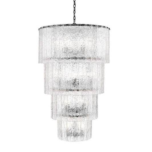 Z-Lite Glacier 18 Light 31" Wide Waterfall Chandelier