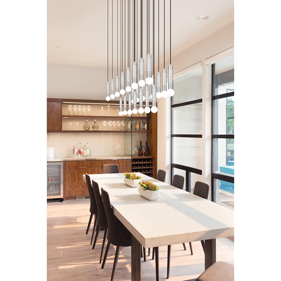 Z-Lite Stari 23 Light 54" Wide Linear Pendant