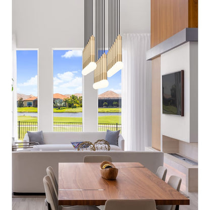 Z-Lite Stari 23 Light 54" Wide Linear Pendant