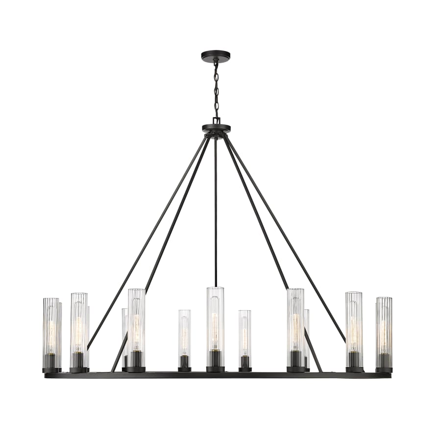 Z-Lite Beau 15 Light 60" Wide Pillar Candle Ring Chandelier