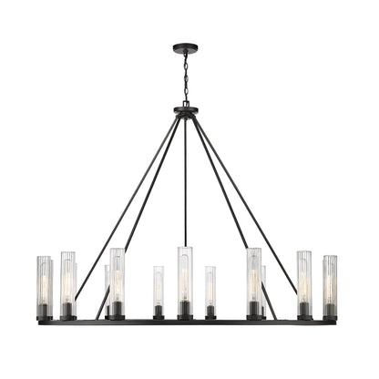 Z-Lite Beau 15 Light 60" Wide Pillar Candle Ring Chandelier
