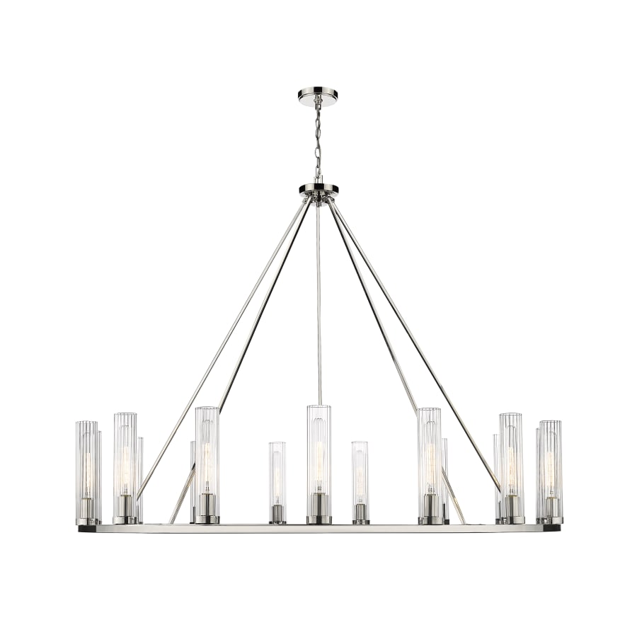 Z-Lite Beau 15 Light 60" Wide Pillar Candle Ring Chandelier