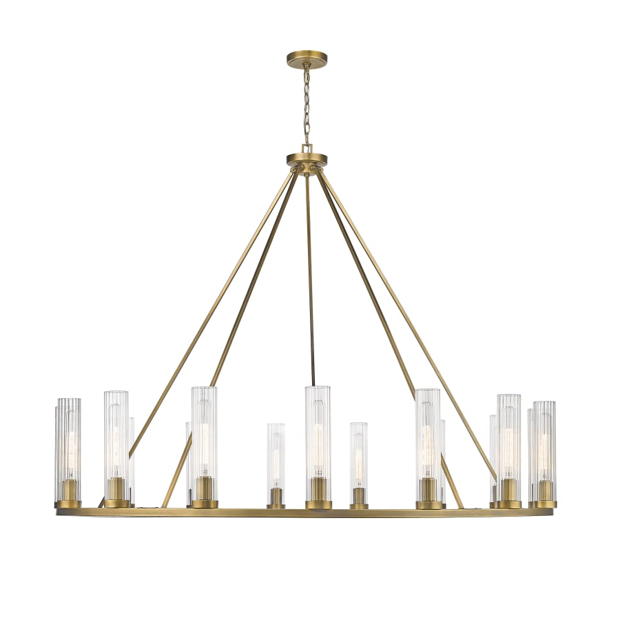 Z-Lite Beau 15 Light 60" Wide Pillar Candle Ring Chandelier