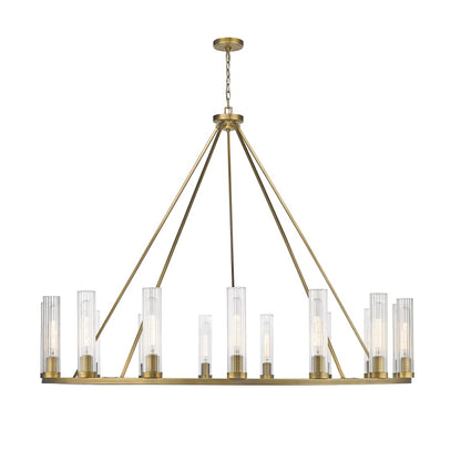 Z-Lite Beau 15 Light 60" Wide Pillar Candle Ring Chandelier
