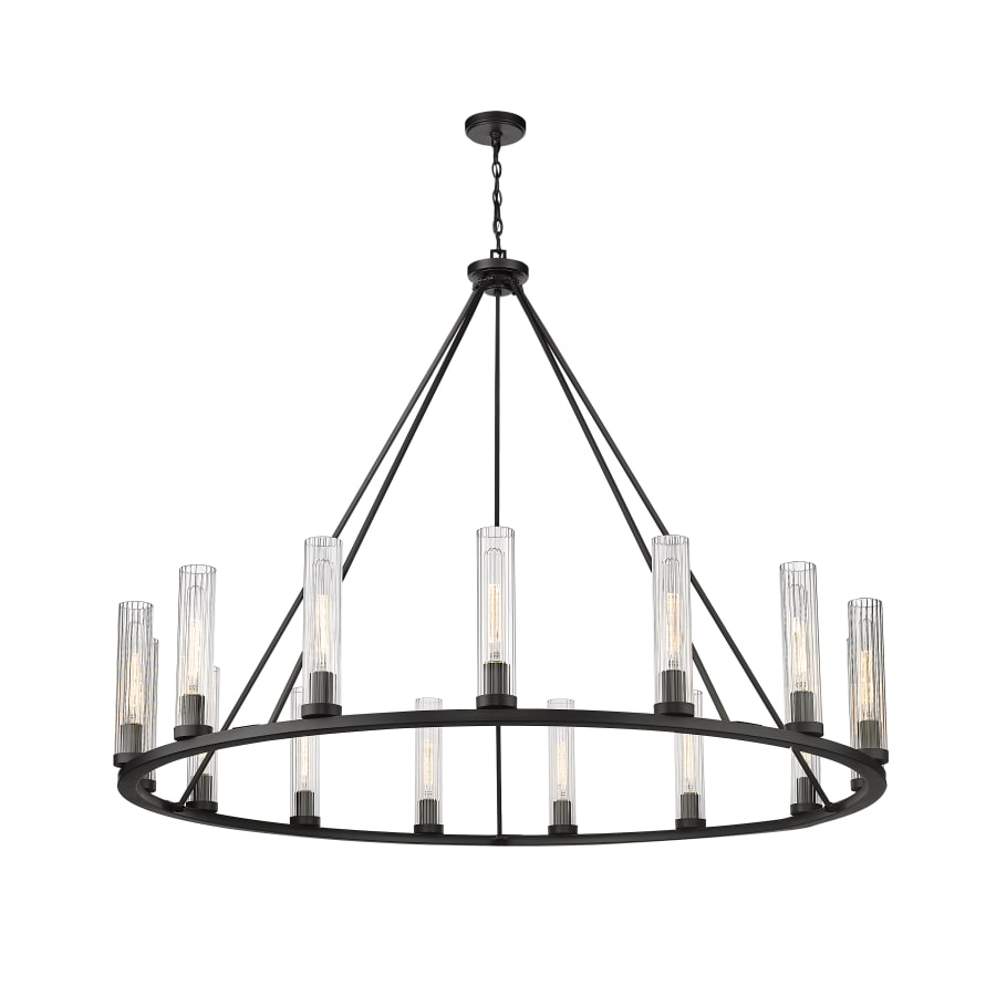 Z-Lite Beau 15 Light 60" Wide Pillar Candle Ring Chandelier