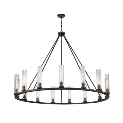 Z-Lite Beau 15 Light 60" Wide Pillar Candle Ring Chandelier