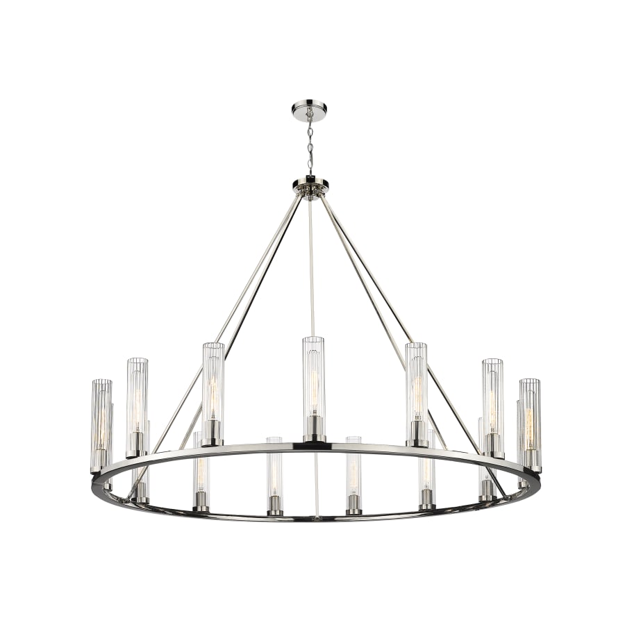 Z-Lite Beau 15 Light 60" Wide Pillar Candle Ring Chandelier